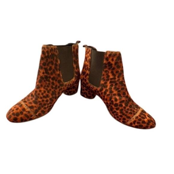 Women’s Boden Leopard Print Chelsea Boots – Size 40‎ – Flawed but Unworn - Picture 1 of 9